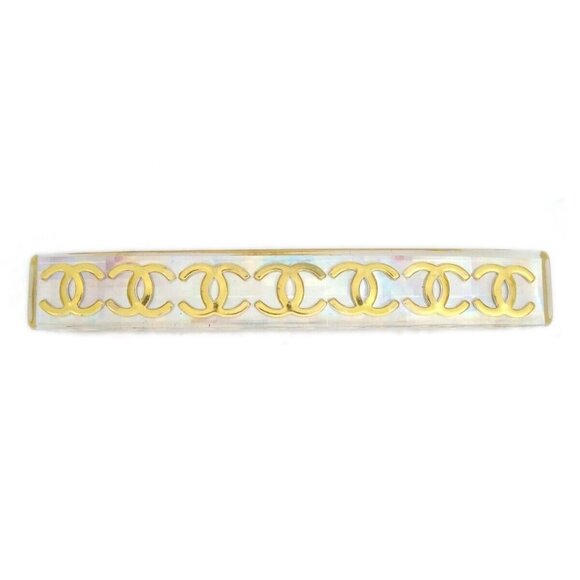 Chanel Hair Clip Barrette Clear - Picture 1 of 5